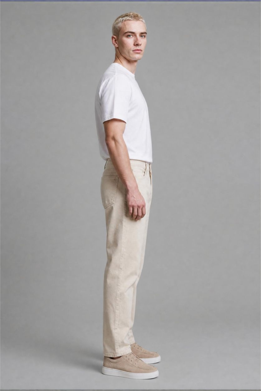 MAN Sand Baggy Fit Trousers