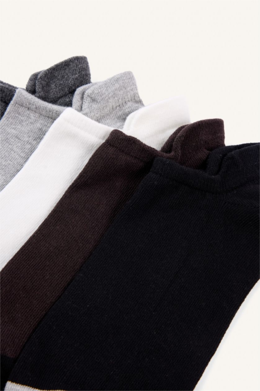 Men Karma 5 Piece Cotton Step Socks
