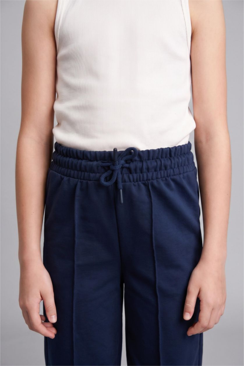 Young Girls - Teen Girls NAVY Wide Leg Trousers