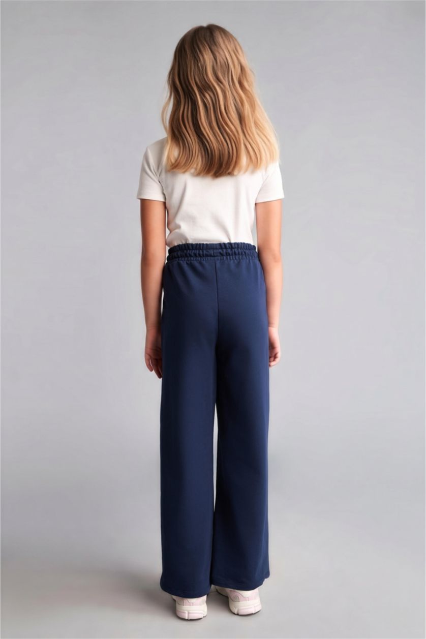 Young Girls - Teen Girls NAVY Wide Leg Trousers