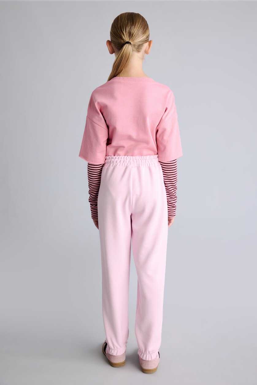 Girls & Teens Pink Girl Jogger Fit Modal Sweatpants