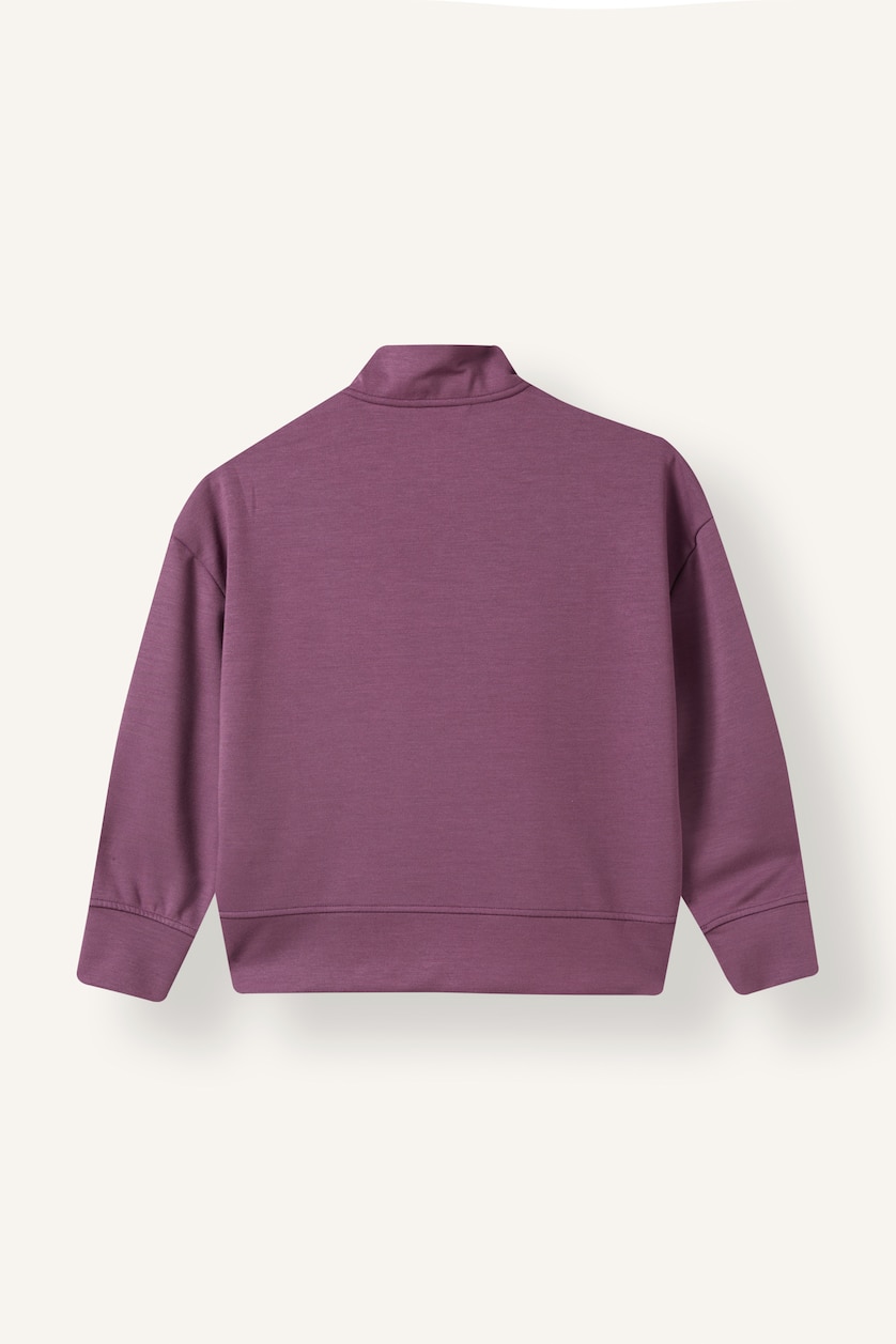 Kız Çocuk - Genç Kız Gülkurusu Oversıze Modal Sweatshirt Kız Çocuk