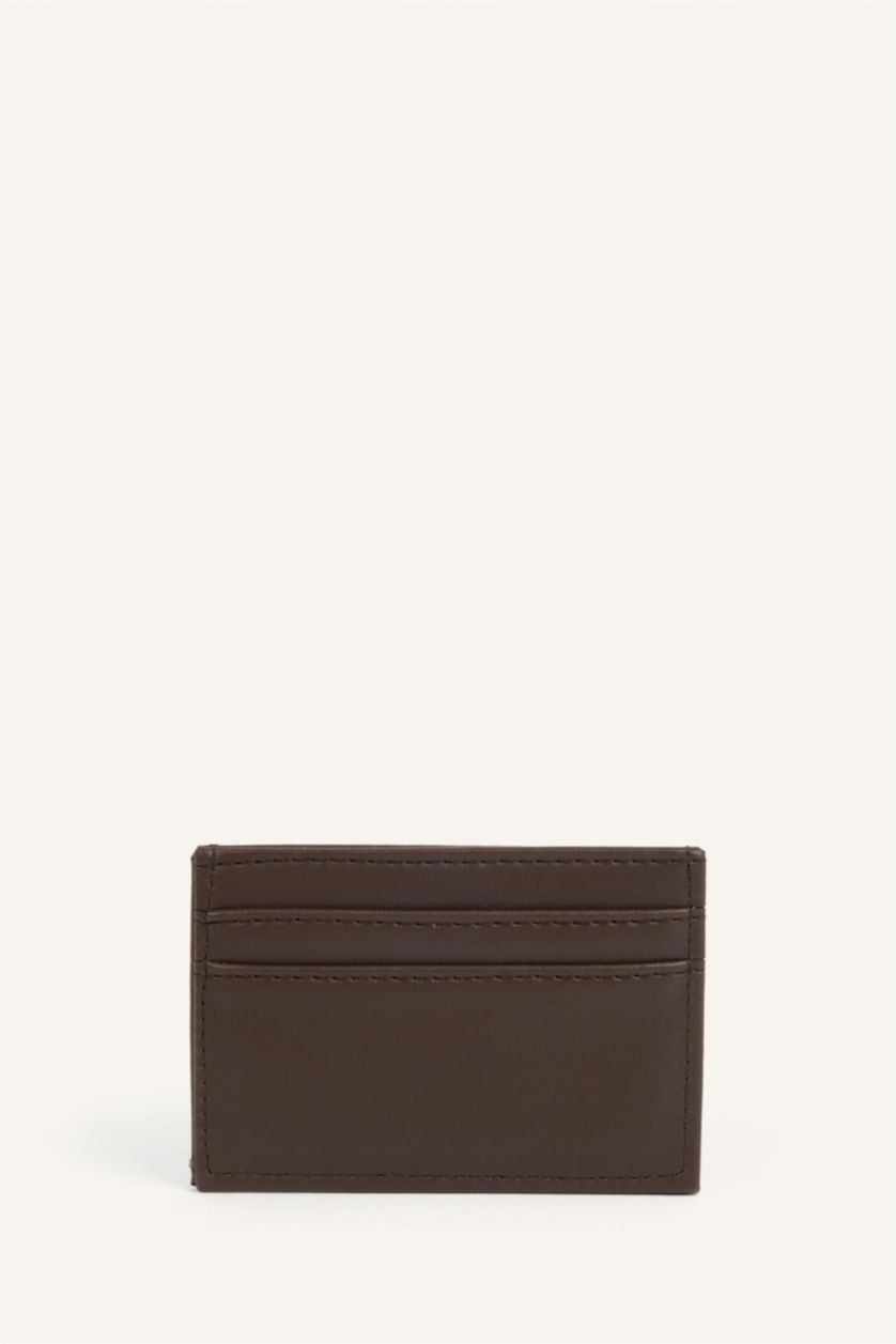 Men Brown Man Business Card Wallet