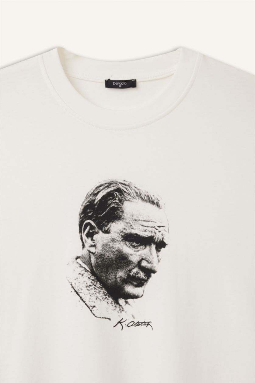 Men White Regular Fit Short Sleeve T-Shirt