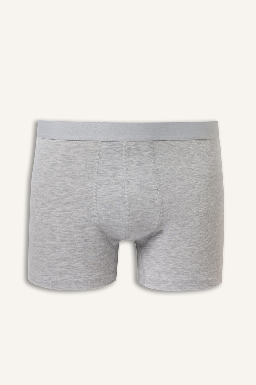 Erkek Haki Regular Fit Beli Lastikli 3'lü Boxer Seti
