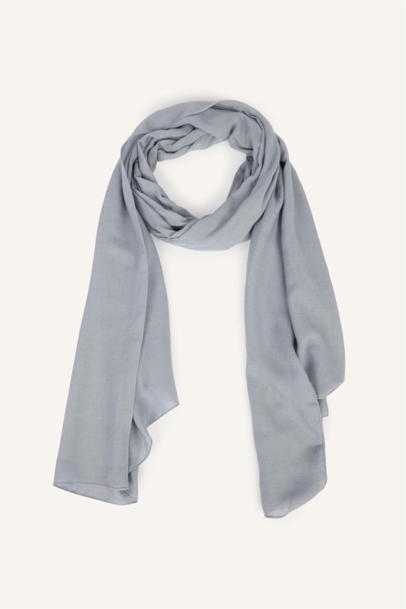 Woman Light Blue Woman Scarf
