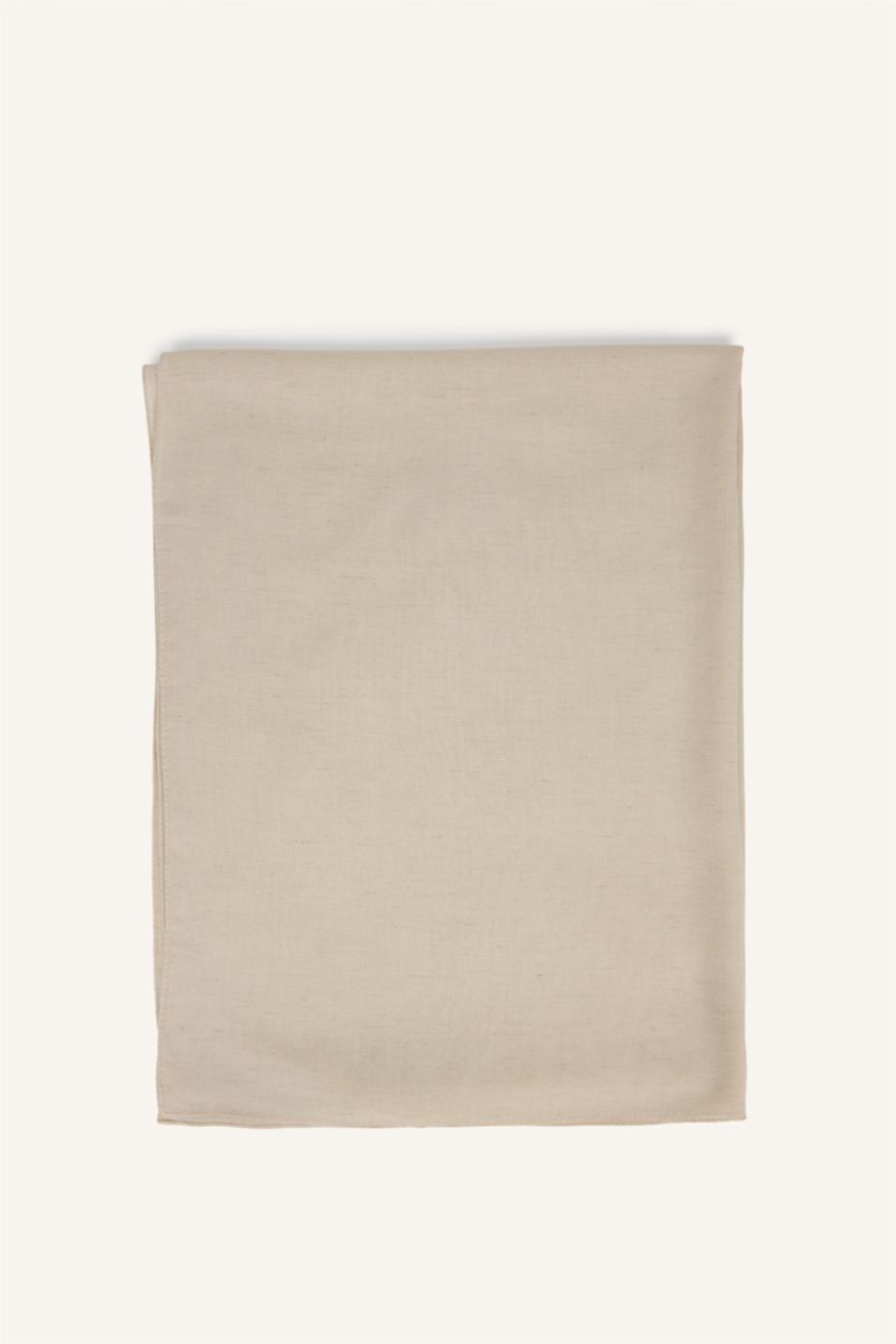 Woman Light Beige Woman Scarf