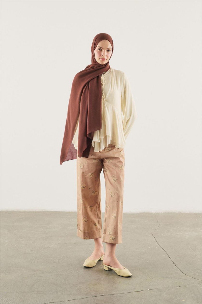 Women Bordeaux Woman Shawl