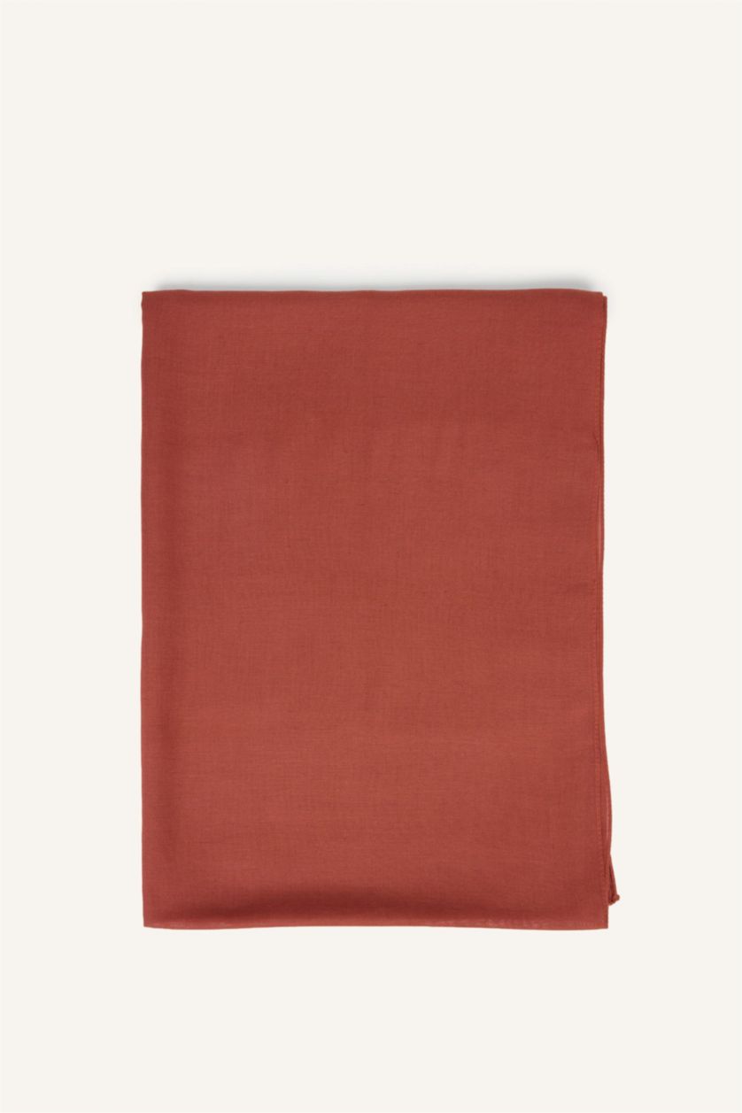 Woman Dark Orange Woman Scarf