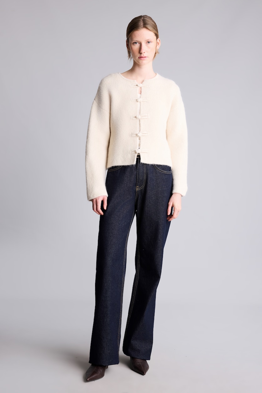 Woman Beige Regular Fit Basic Cardigan