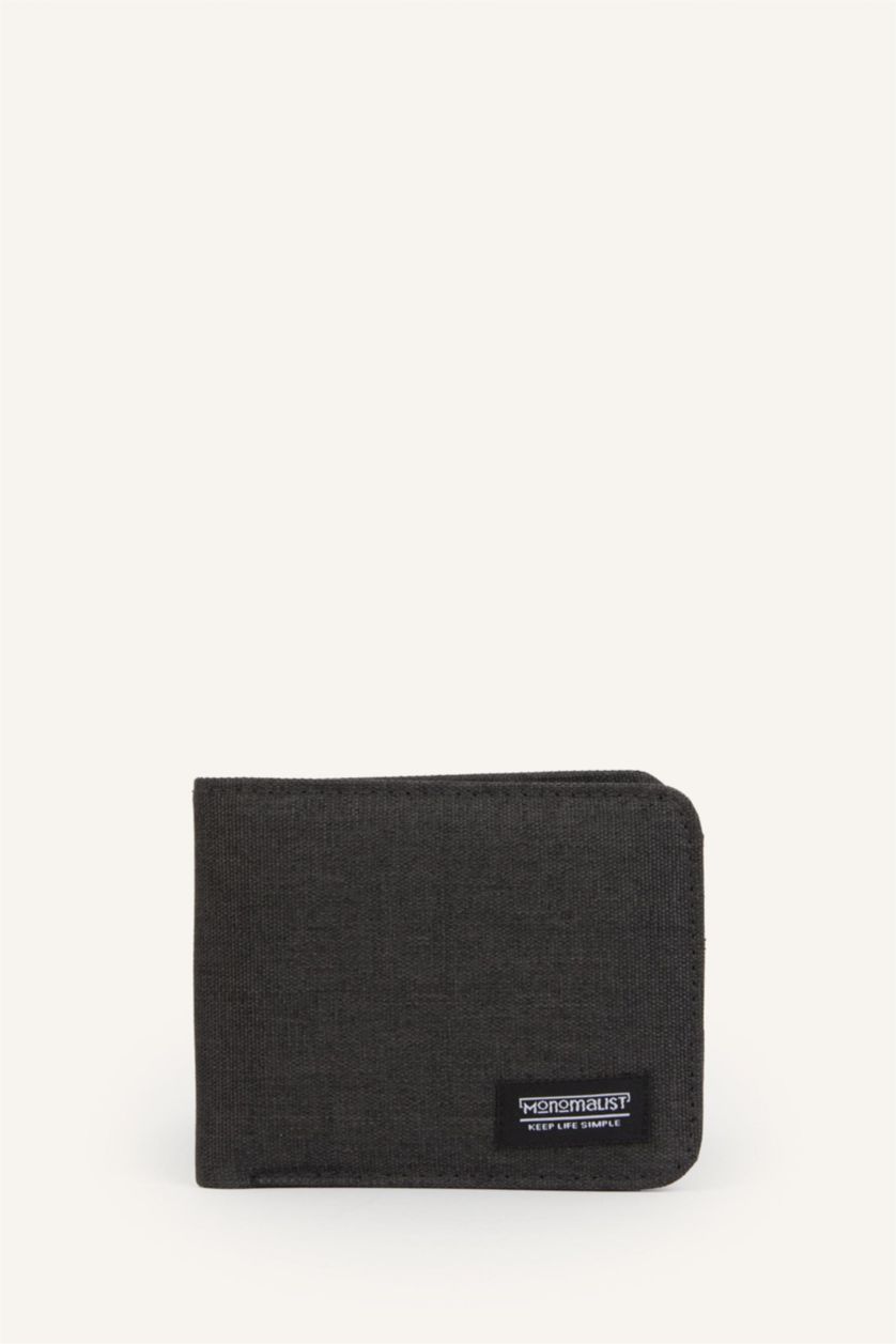 Men Black Melange Man Wallets