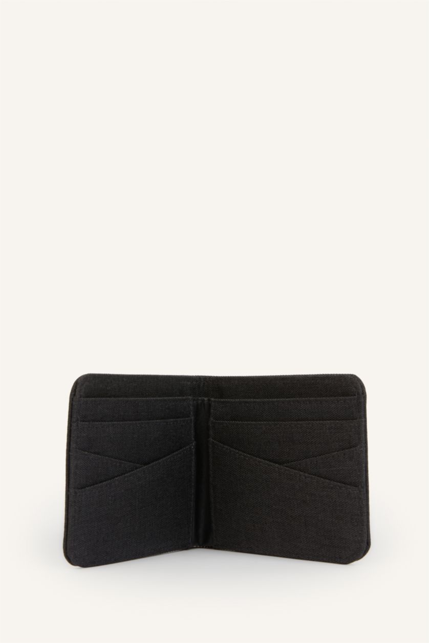 Men Black Melange Man Wallets