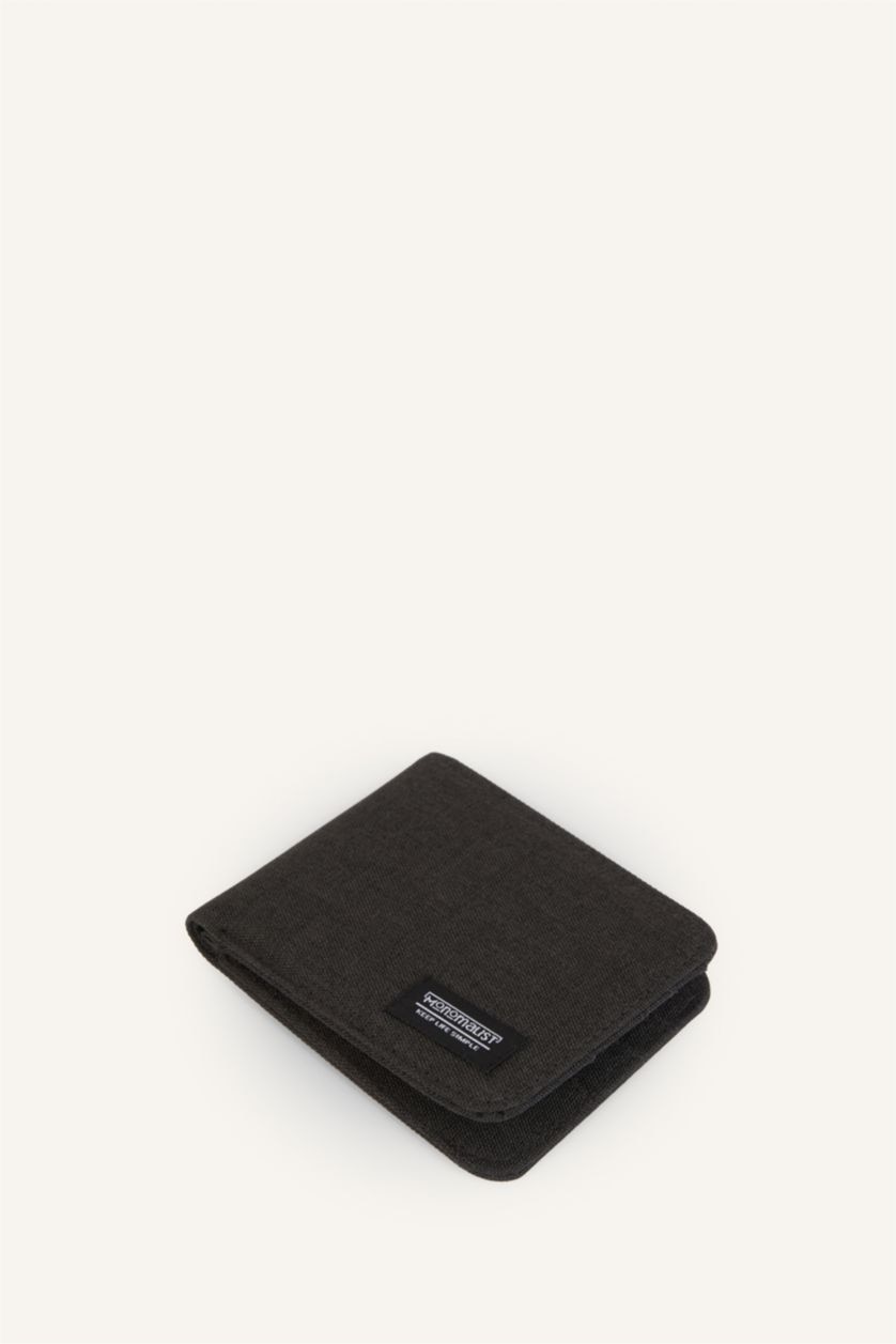 Men Black Melange Man Wallets