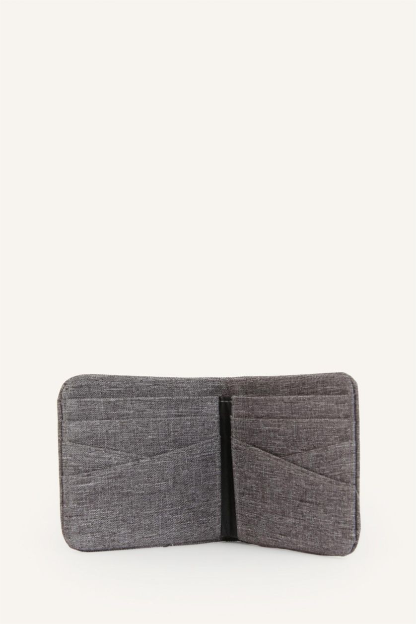 Men Grey Melange Man Wallets