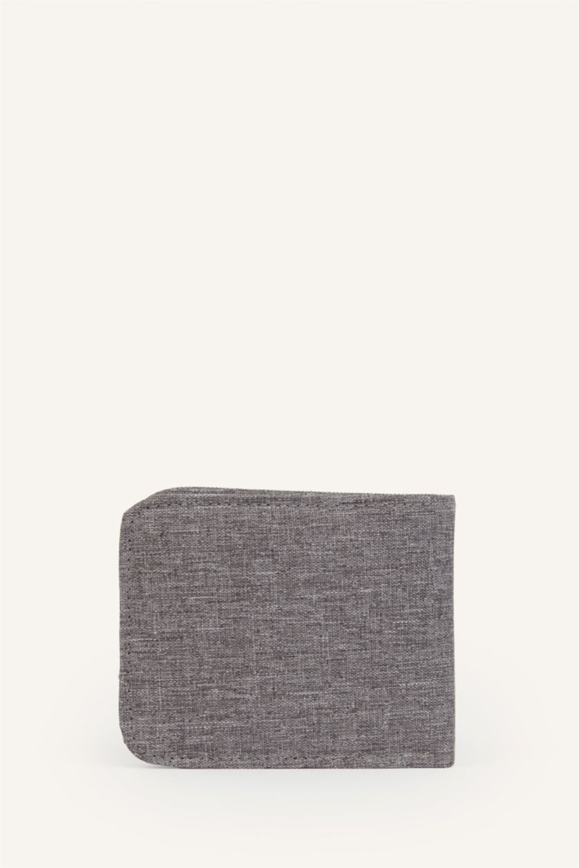 Men Grey Melange Man Wallets
