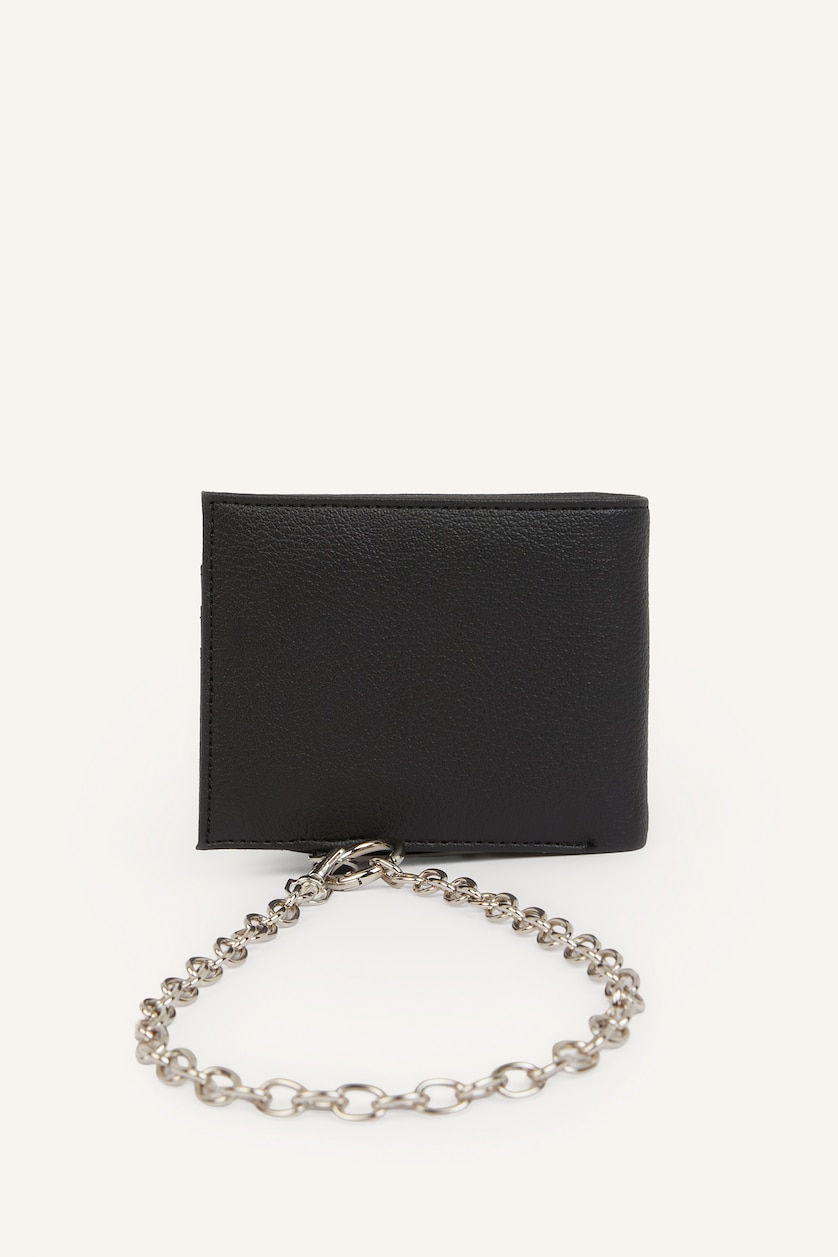 Men Black Man Faux Leather Wallet