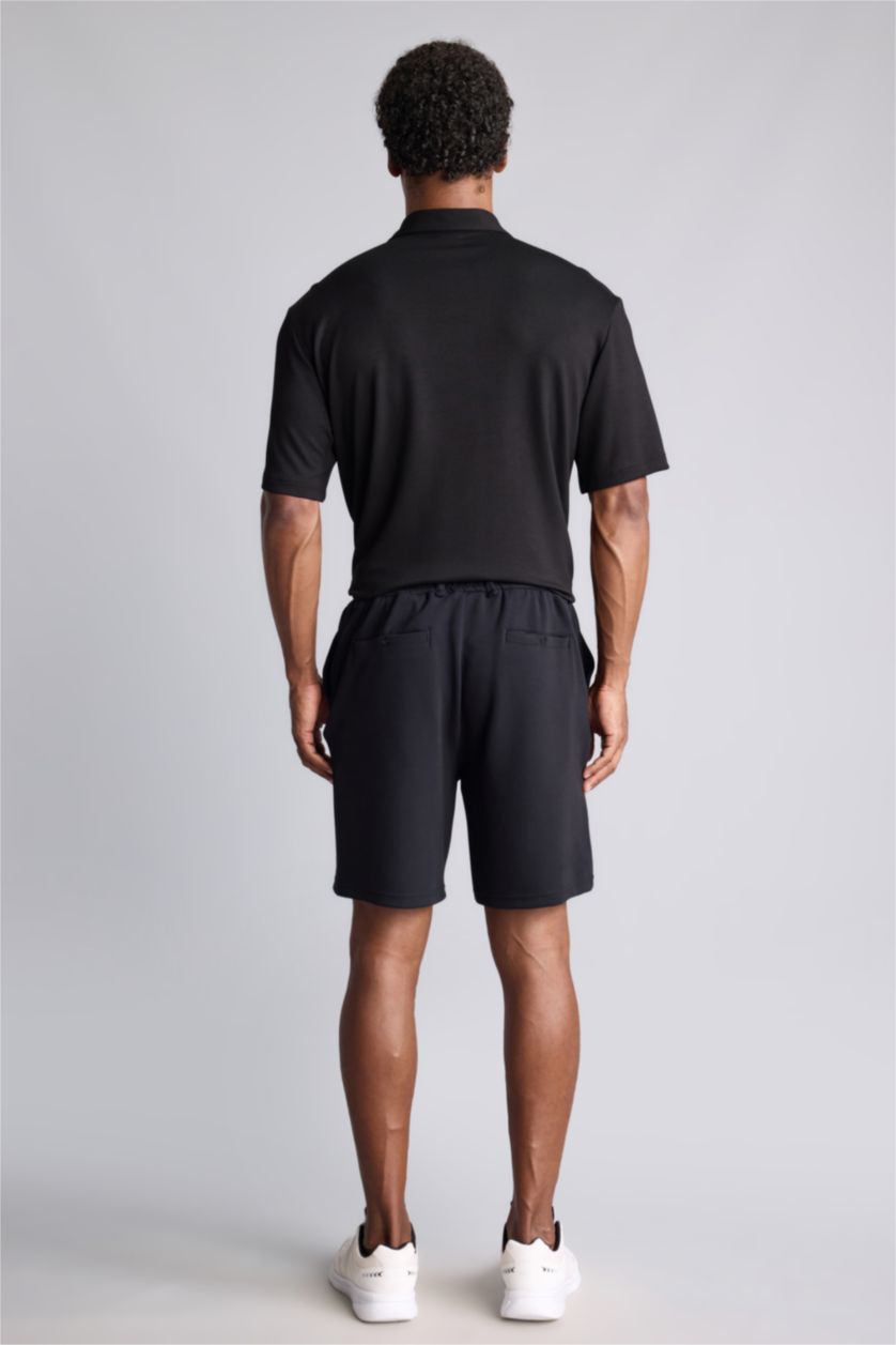 Men Black Standard Fit