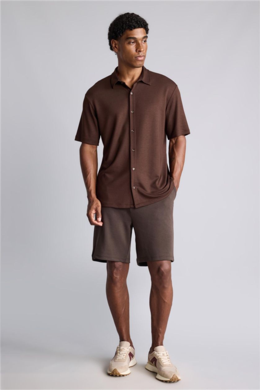 Men Brown Standard Fit