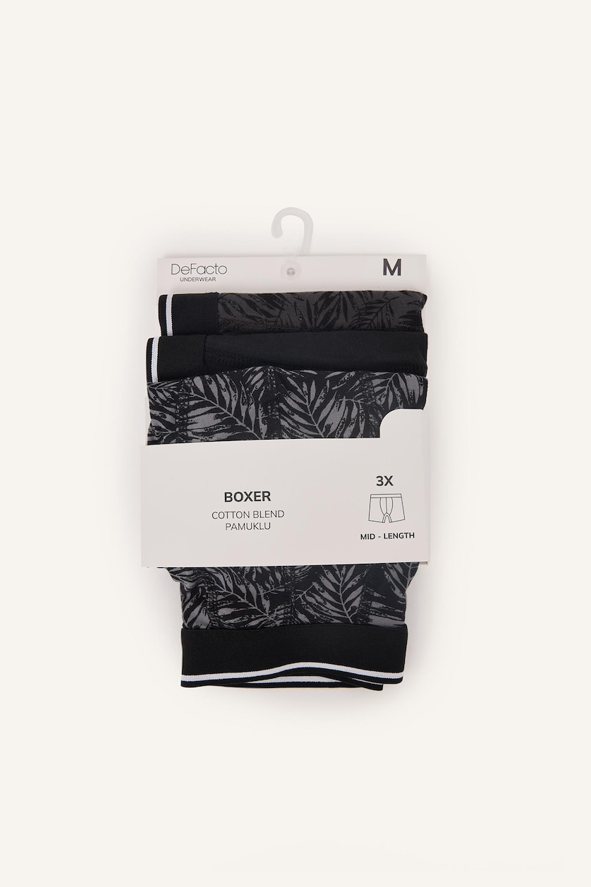 Man Black Regular Fit 3 piece