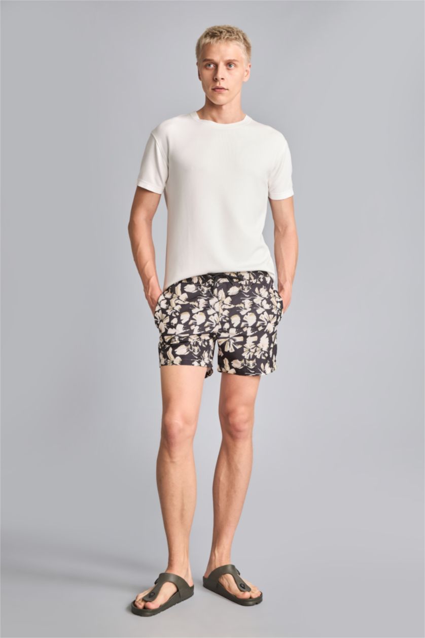 Men Black Swim Shorts