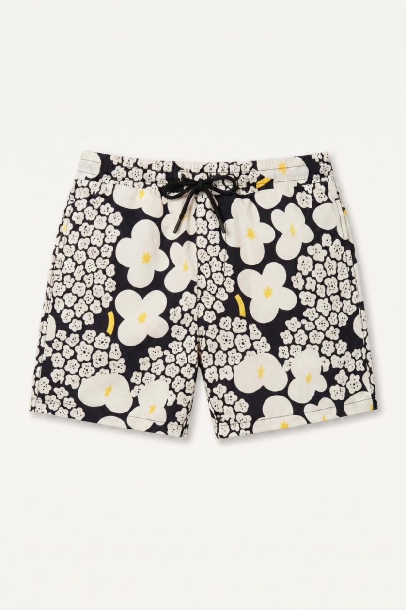 Men Black Swim Shorts