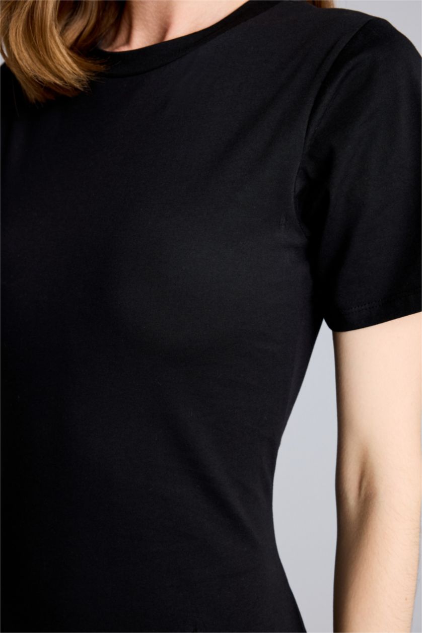 Women Black Midi Dress