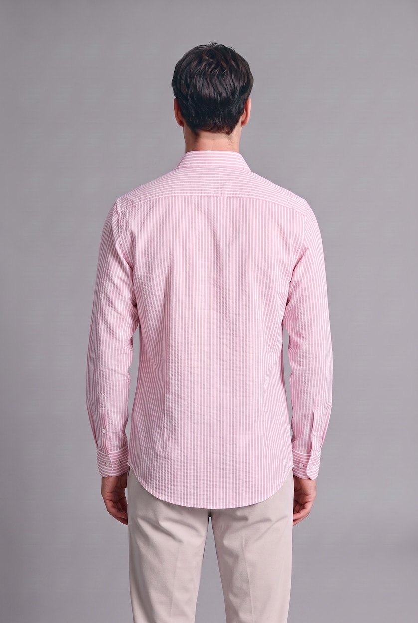 MAN Rose Modern Fit Cotton Long Sleeve Shirt
