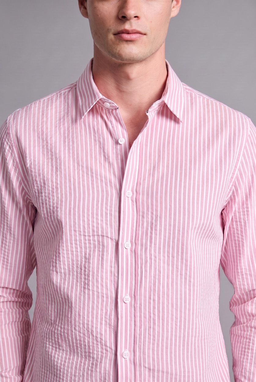 MAN Rose Modern Fit Cotton Long Sleeve Shirt