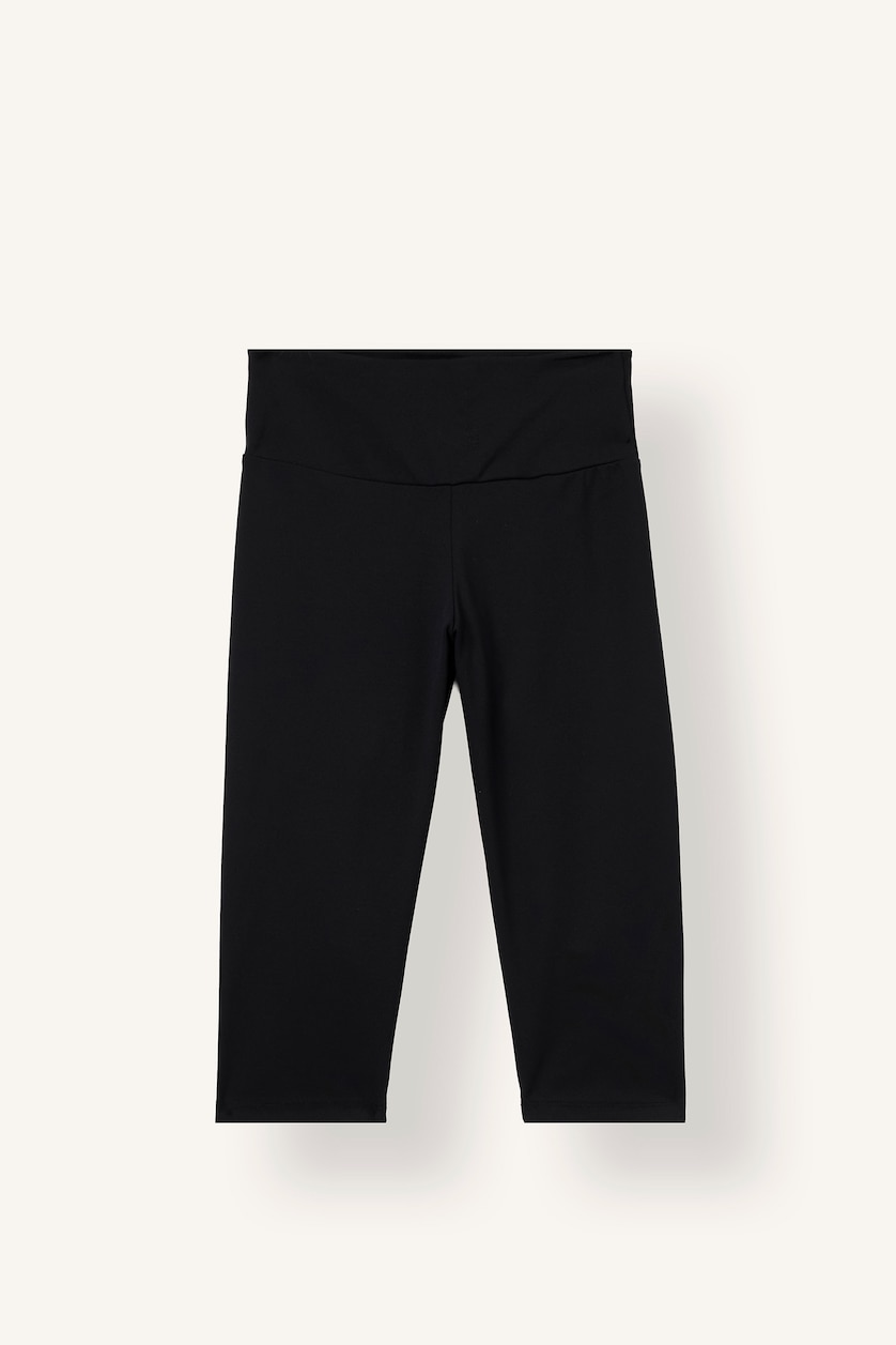 Women Black High Waist Sport Leggings