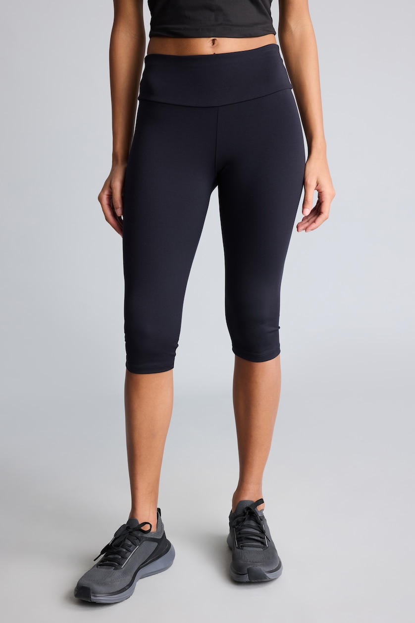 Woman Black High Waist Sport Leggings