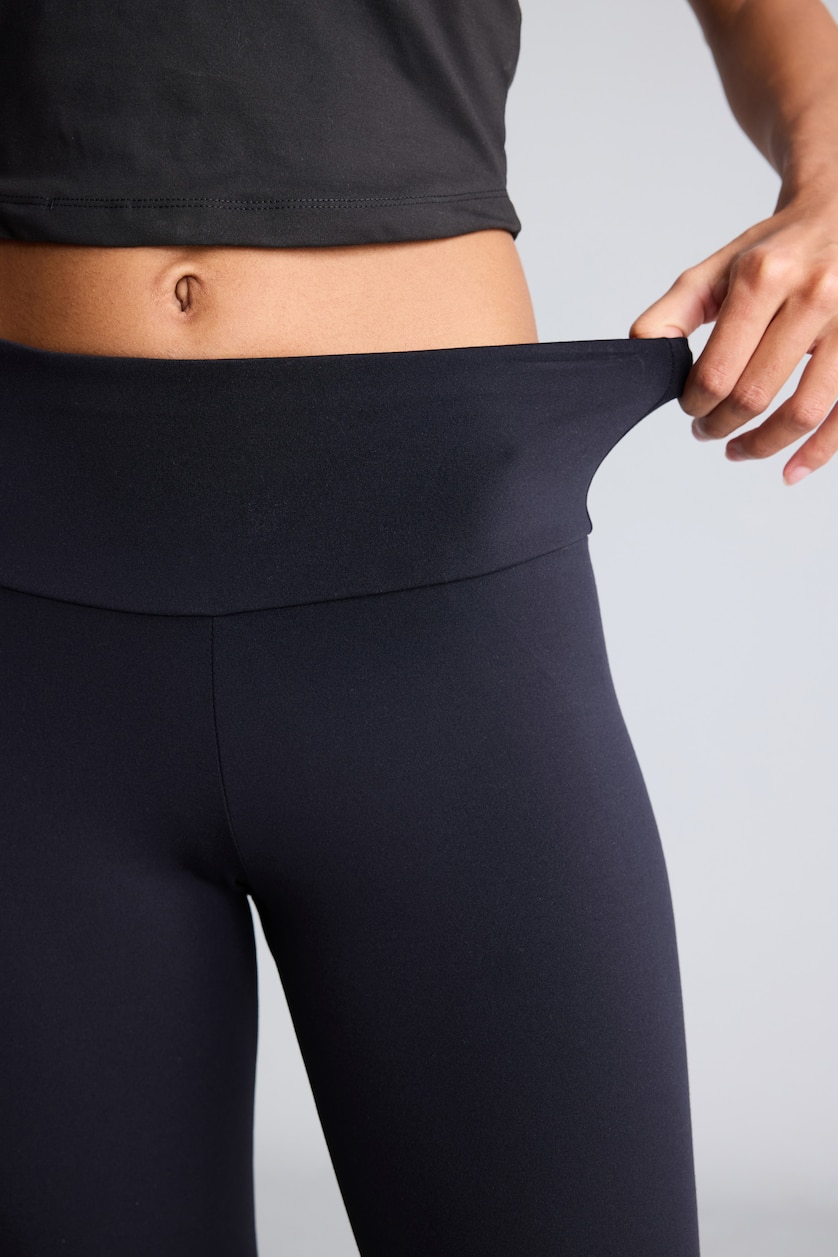 Woman Black High Waist Sport Leggings