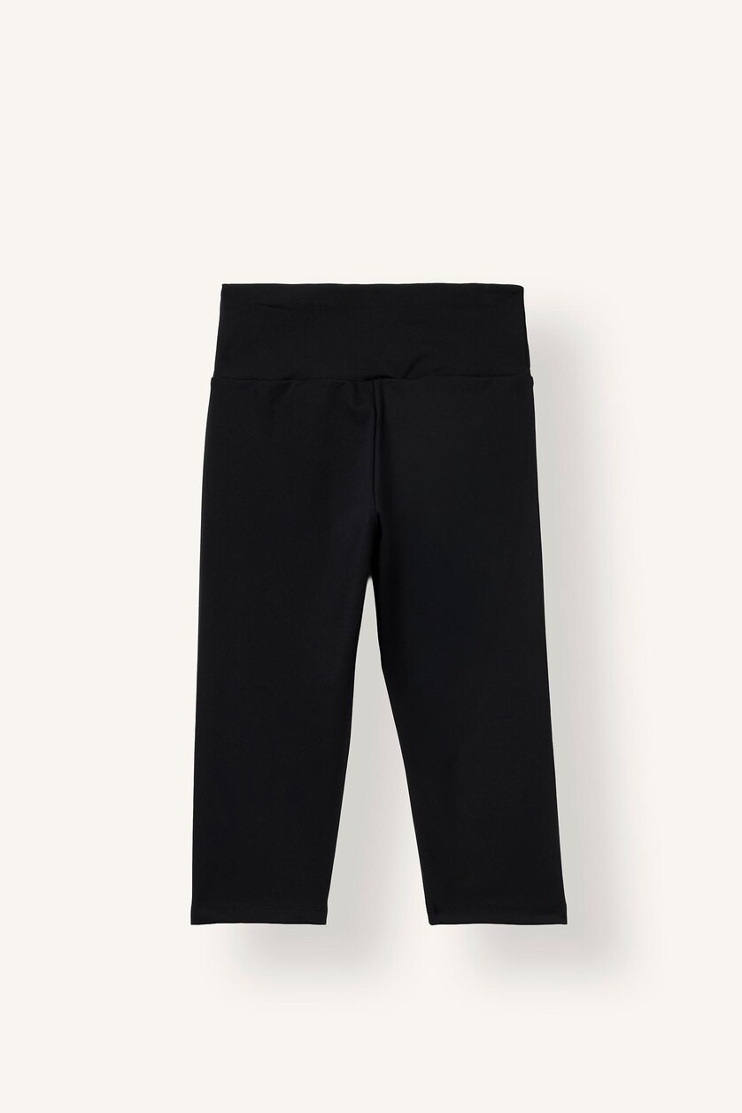Woman Black High Waist Sport Leggings