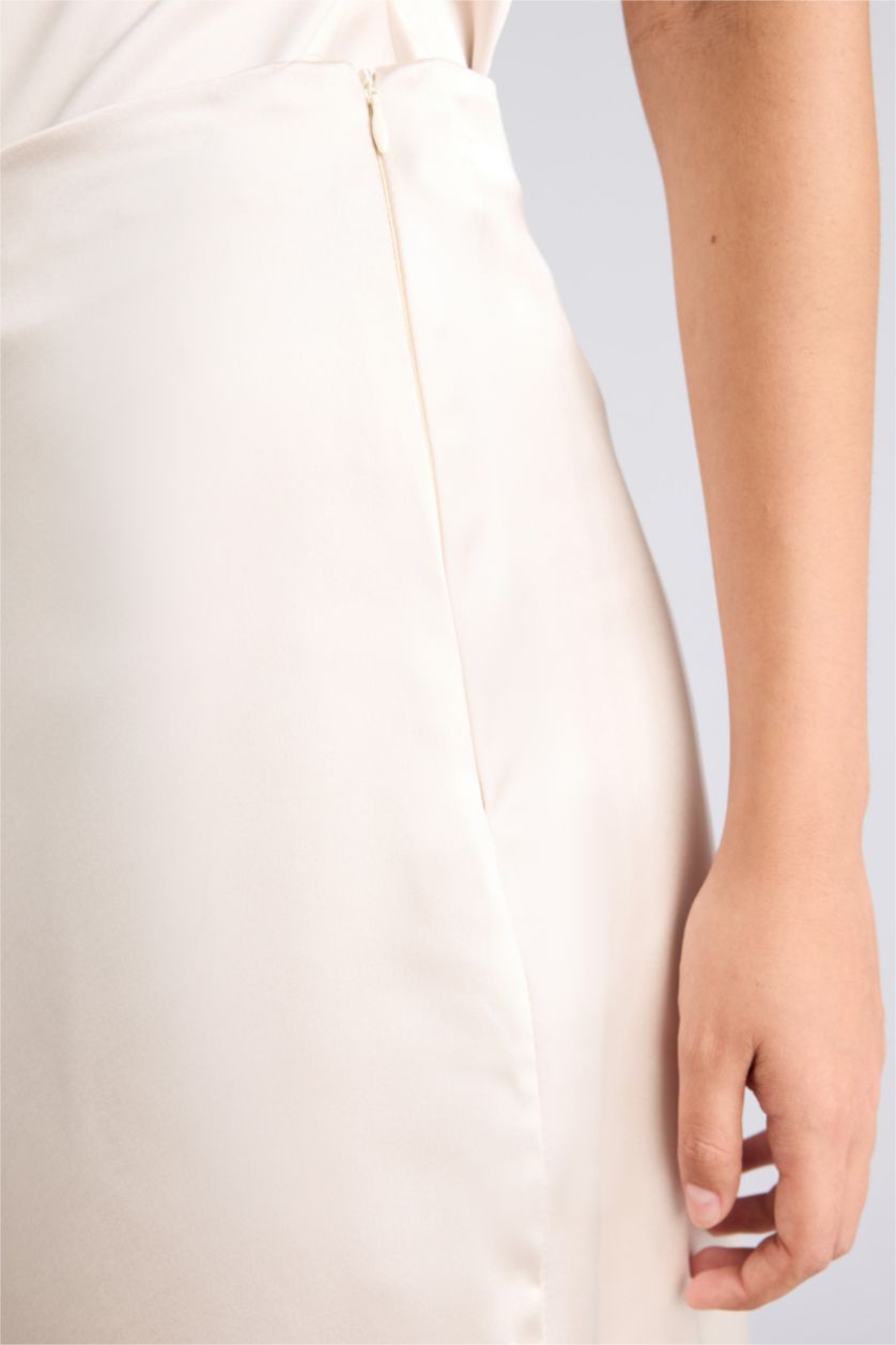 نساء اللون الحجري Asymmetric Maxi