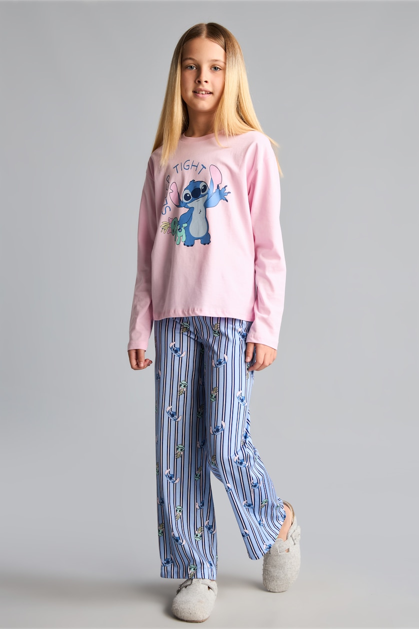 FILLES Rose Clair Pyjamas En Tricot
