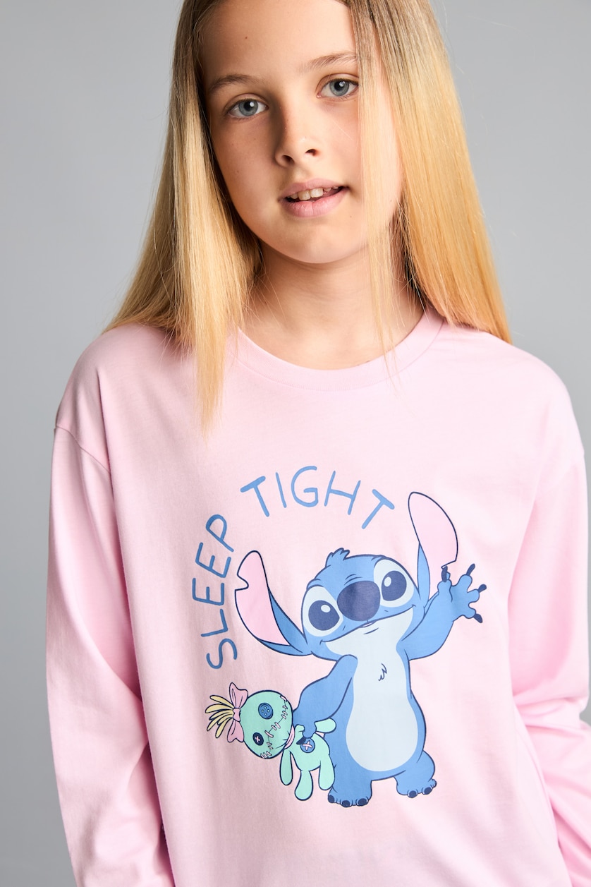 FILLES Rose Clair Pyjamas En Tricot