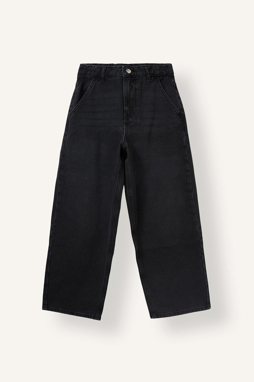 GIRLS & TEENS Black Girl Baggy Fit Jeans