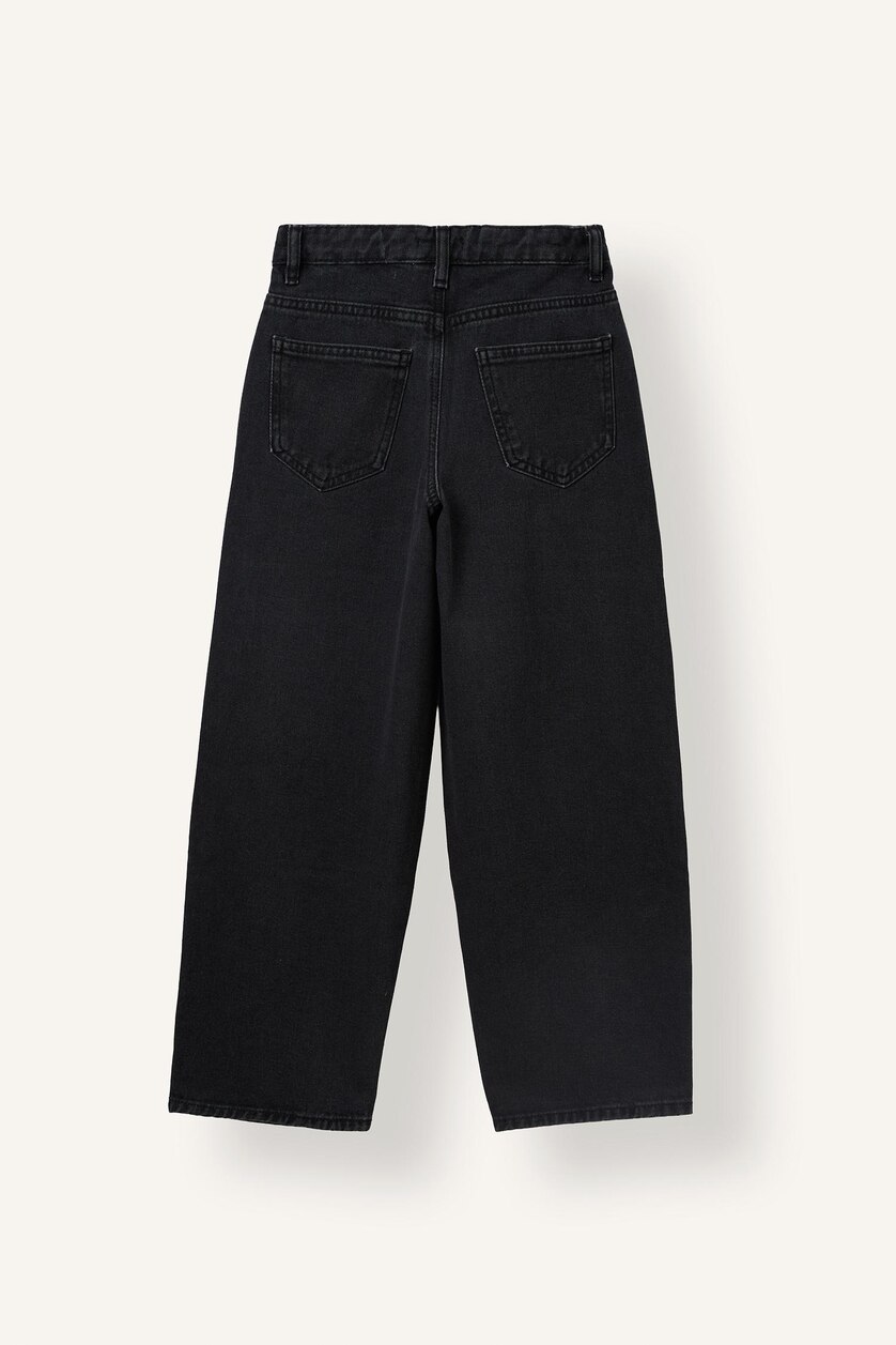 GIRLS & TEENS Black Girl Baggy Fit Jeans
