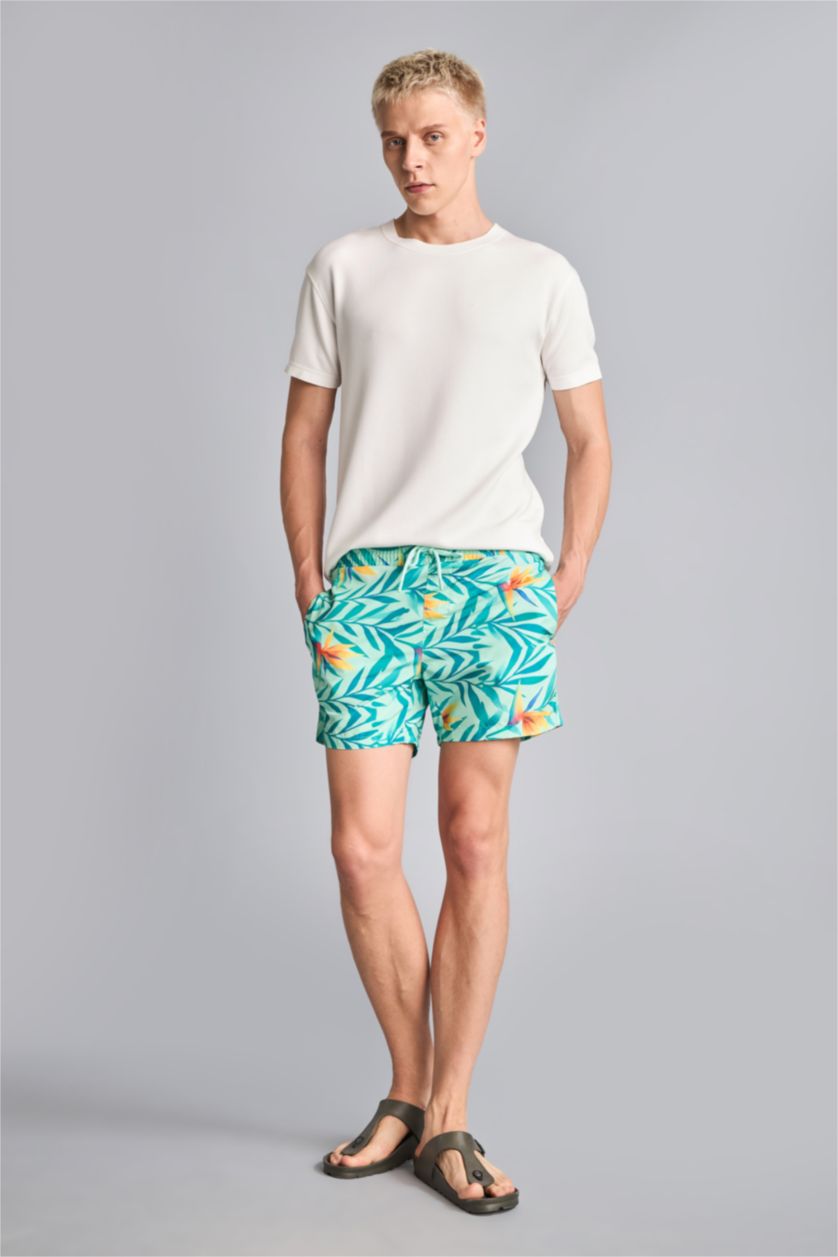 Men Mint Swim Shorts