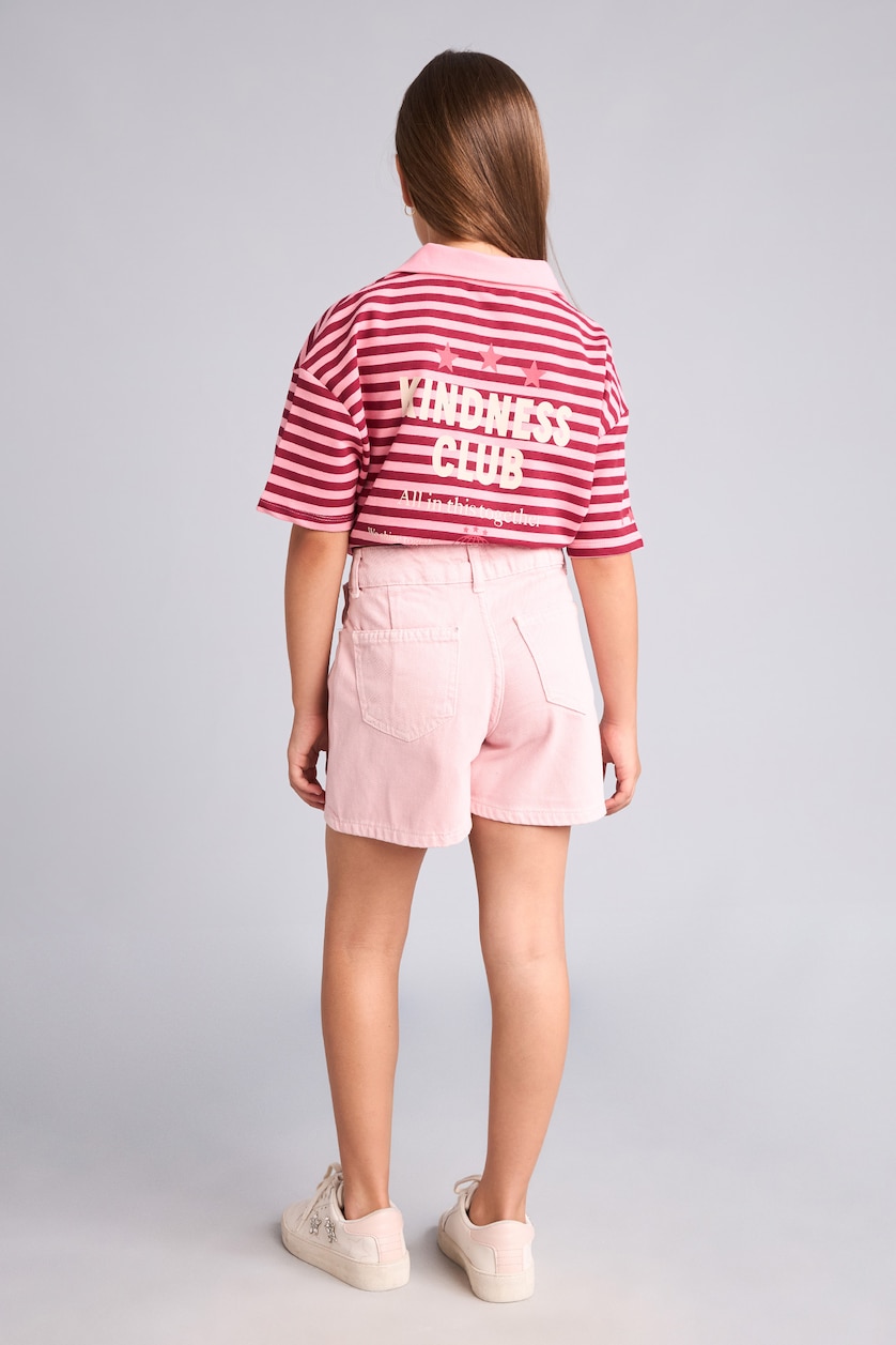 Young Girls - Teen Girls Light Pink Girl Denim Pink Skort