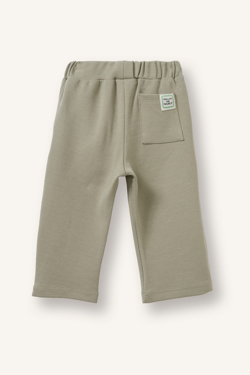 Baby Boys Khaki Regular Fit Trousers