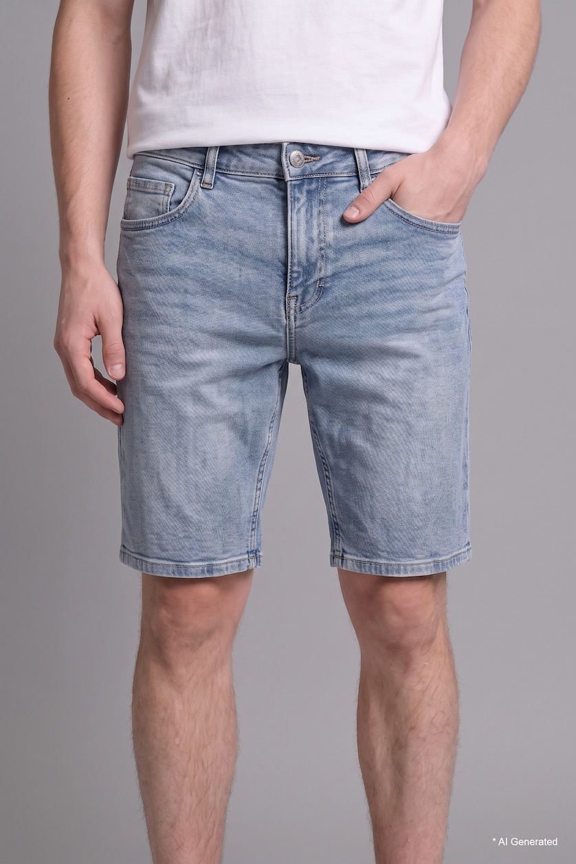 Man Light Blue Slim Fit
