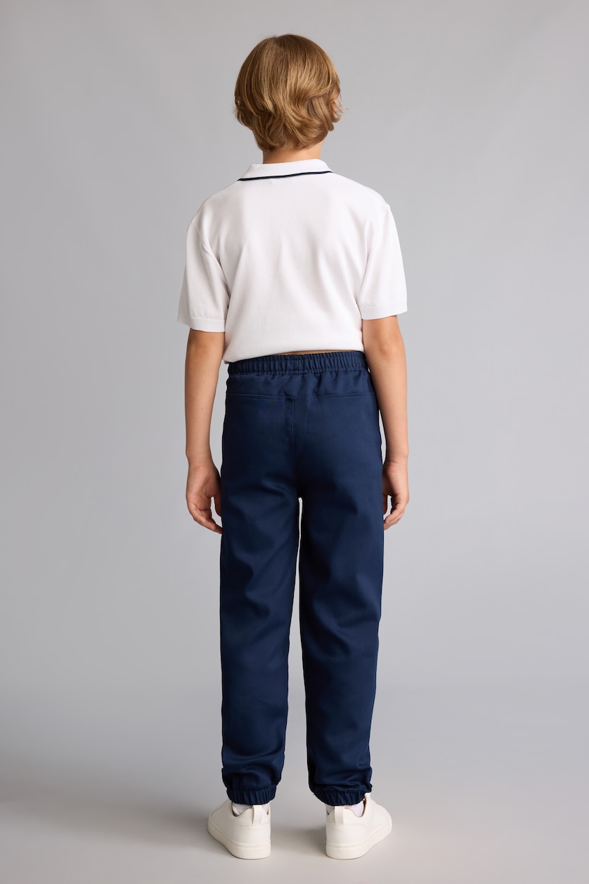 Erkek Çocuk - Genç Erkek Lacivert Lastikli Paça Jogger Eşofman Altı Erkek Çocuk