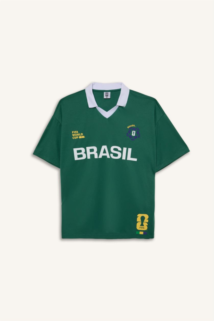 Women Green Oversize Fit Short Sleeve T-Shirt