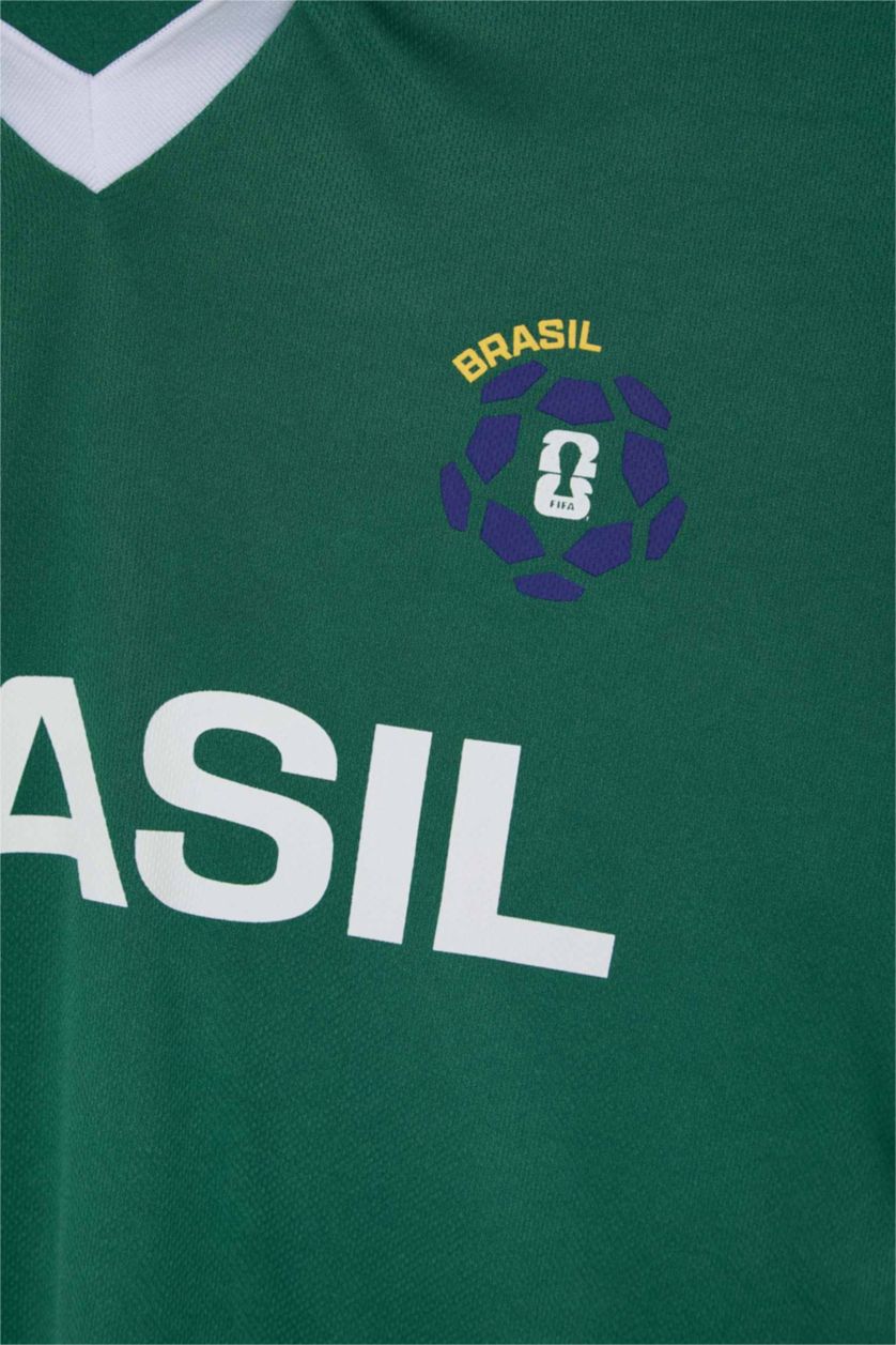Women Green Oversize Fit Short Sleeve T-Shirt