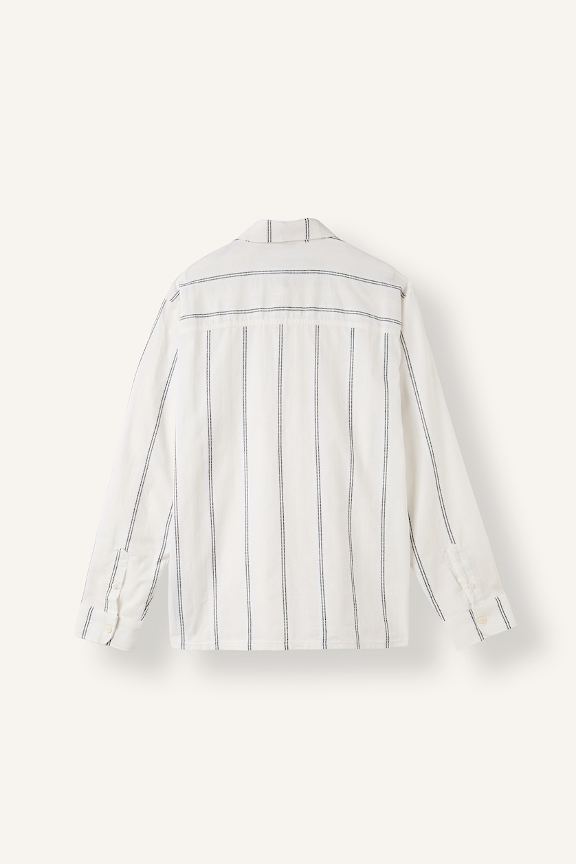 Men White Regular Fit Cotton Long Sleeve Shirt