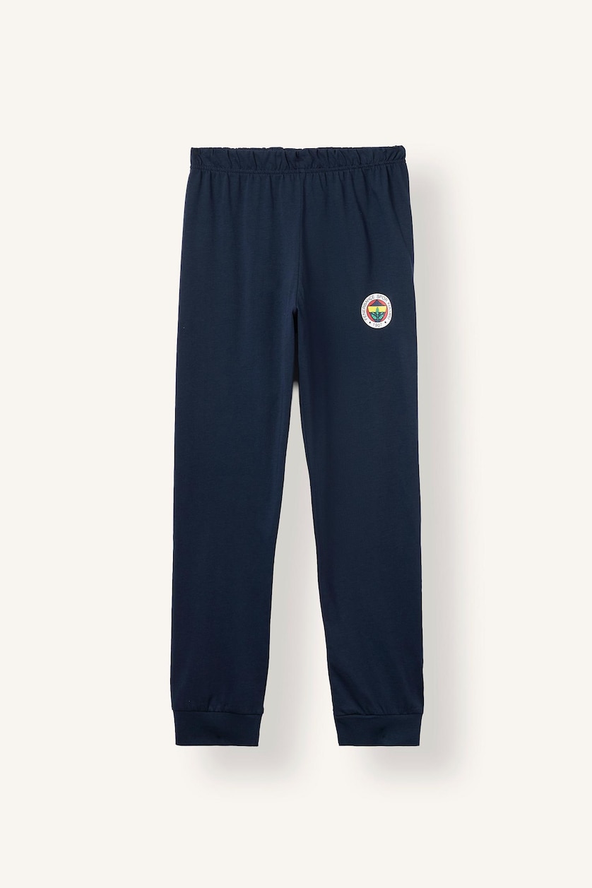 Young Boys - Teen Boys NAVY 2 piece Regular Comfort Fit Knitted Pyjamas