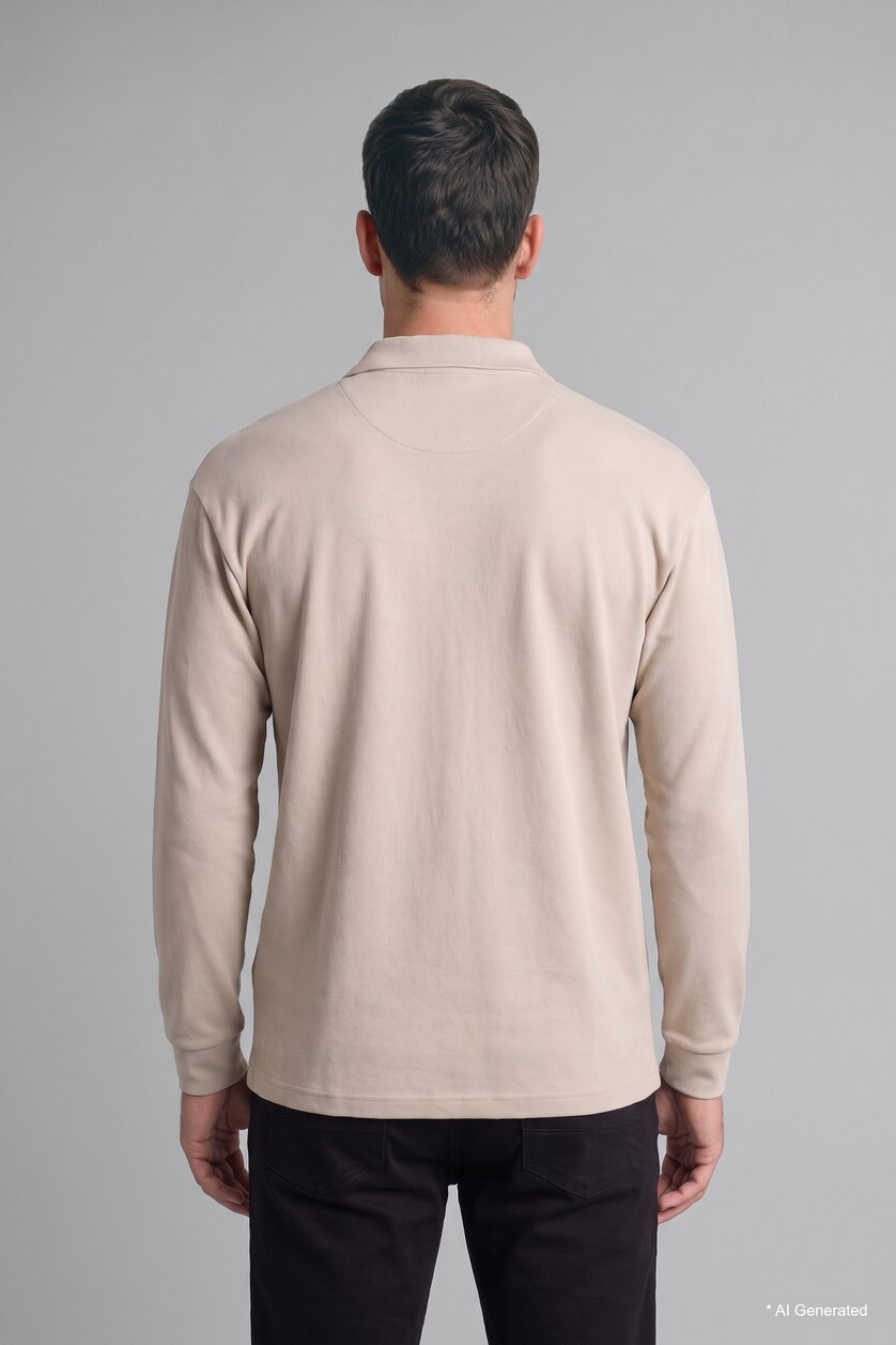 Men Stone Regular Fit Sweatshirt