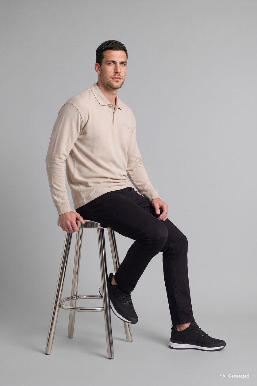 Men Stone Regular Fit Sweatshirt
