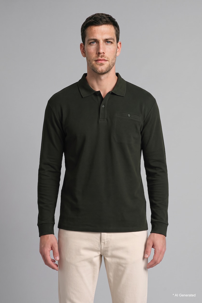 Men Dark Khaki Regular Fit Sweatshirt