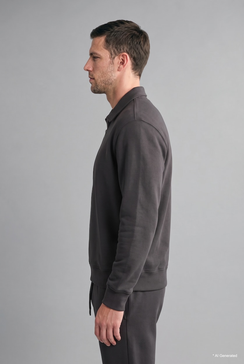 Man Anthracite Regular Fit Sweatshirt